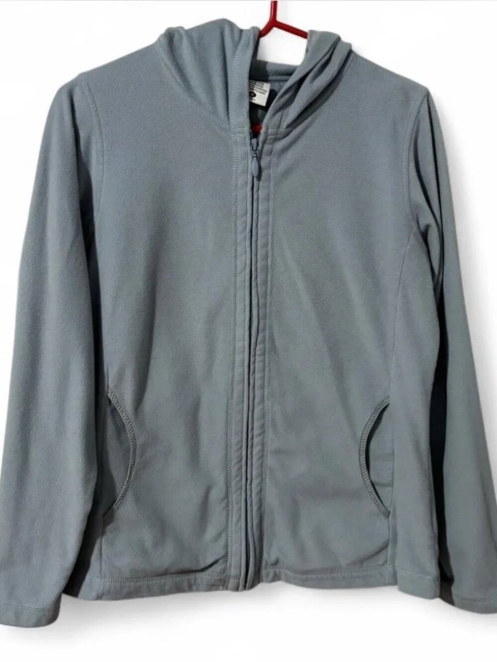 3/$12 Columbia Gray Fleece Zip Up Hoodie Jacket Medium